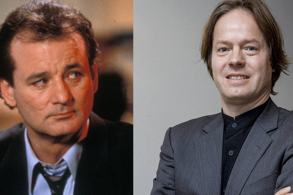 Lernten sich im Flieger kennen. Bill Murray und Jan Vogler.