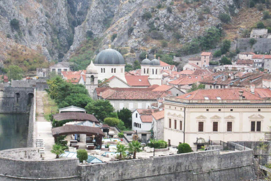 Kotor (Montenegro) steuert das Schiff am dritten Tag an.