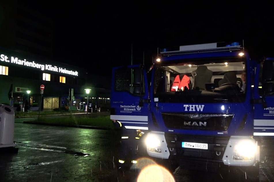 Großeinsatz am Helios-Klinikum in Helmstedt.