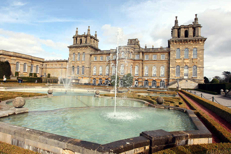 Der Blenheim-Palast in Woodstock. Es ist der Geburtsort von Winston Churchill.