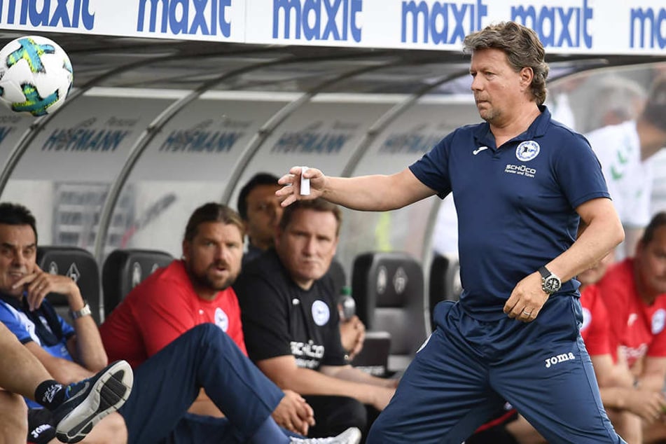 DSC-Trainer Jeff Saibene (48) freut sich auf das Pokalspiel gegen Fortuna Düsseldorf.