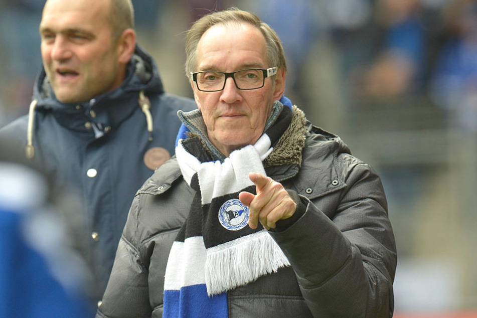 Der amtierende Präsident Hans-Jürgen Laufer glaubt weiter an den richtigen Weg der Arminia.