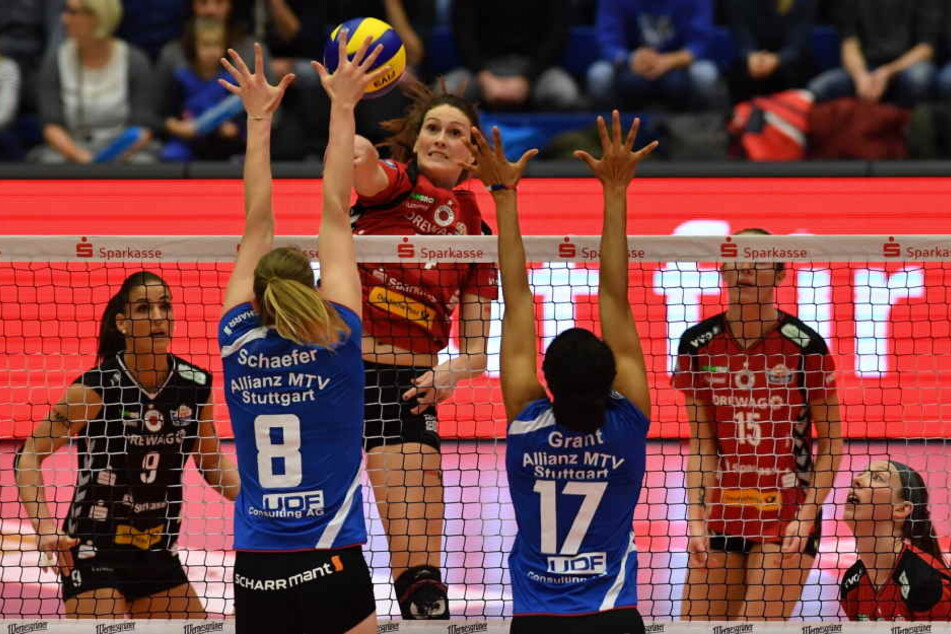 Liz McMahon (am Ball) erzielte allein in den Ligaspielen 422 Punkte für den DSC. Nun wagt sie den Sprung zur US-amerikanischen Nationalmannschaft.