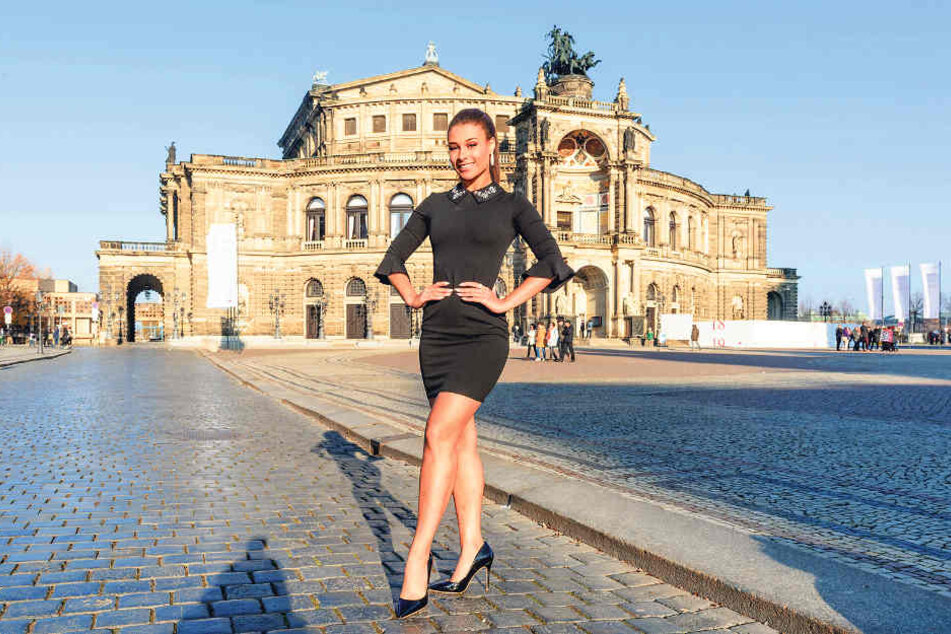 Model und mehrfache "Miss": Mona Schafnitzl (23) freut sich auf ihren ersten Tanz in der Semperoper.