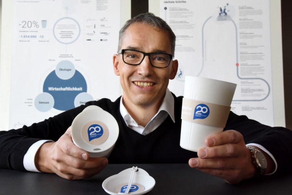 Ziel des Projekts sind mindestens 20 Prozent weniger Einwegbecher.