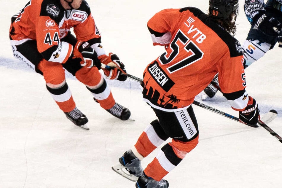 Die Löwen Frankfurt (Archivbild) wollen wieder in der Eishockey-Eliteklasse DEL spielen.