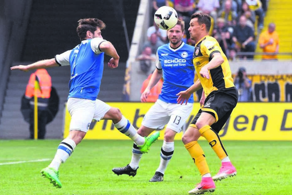 Philip Heise vernaschte im letzten Saisonspiel
gegen Bielefeld zwei Arminen, vergab aber auch eine 100-prozentige Tor-Chance