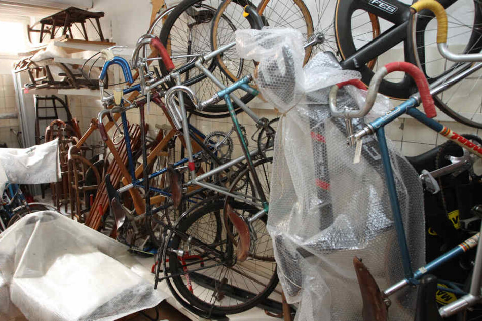 Derzeit lagern die rund 85.000 Ausstellungsstücke des Sportmuseums in einem Keller.
