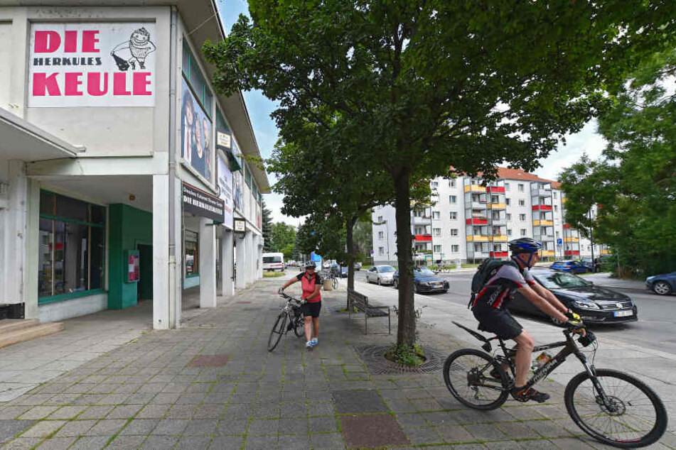 Der alte Standort der Herkuleskeule am Sternplatz.