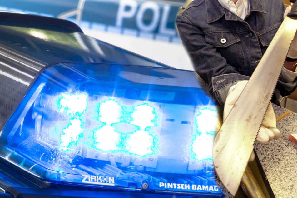 Bei derAuseinandersetzung wurden außer einer Machete auch Messer und Schlaghölzer eingesetzt. (Bildmontage)