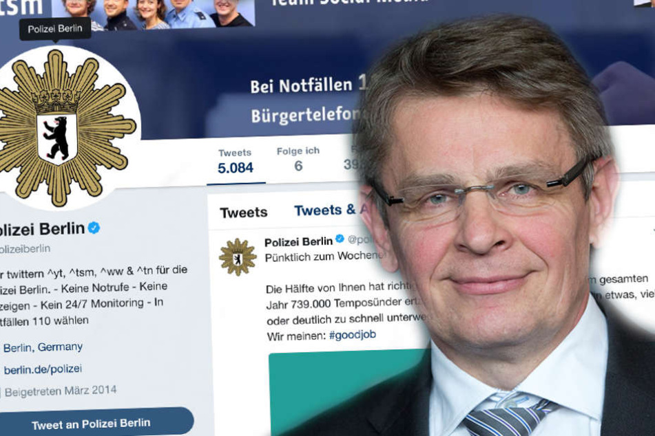 Polizeipräsident Klaus Kandt verteidigt die Arbeit der Beamten in den sozialen Medien.
