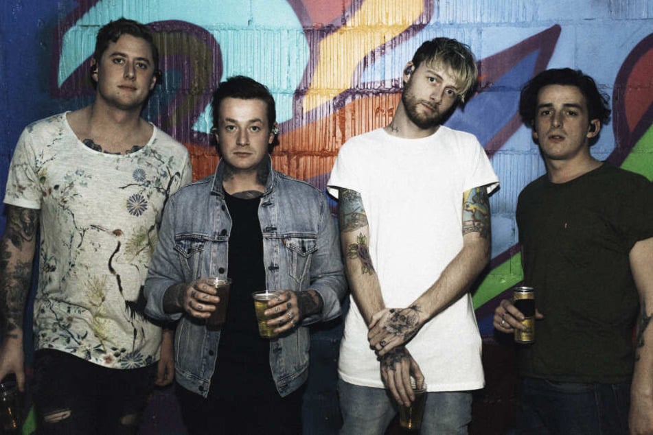 Von links: Lee Wilson, James Veck-Gilodi, Tom Ogden und Matt Veck-Gilodi von Deaf Havana. Am 27. Februar spielen die Briten im Werk 2.