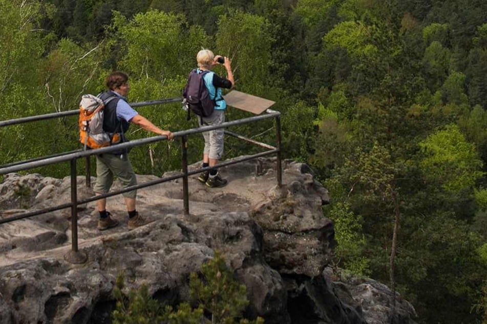 Die Forststeig-Trekkingtour führt über zwölf Tafelberge und 17 Aussichtspunkte.