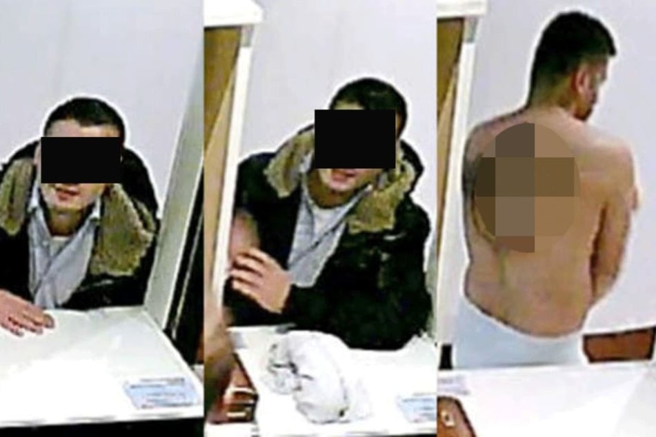 Mit diesen Fotos suchte die Polizei den Verdächtigen.