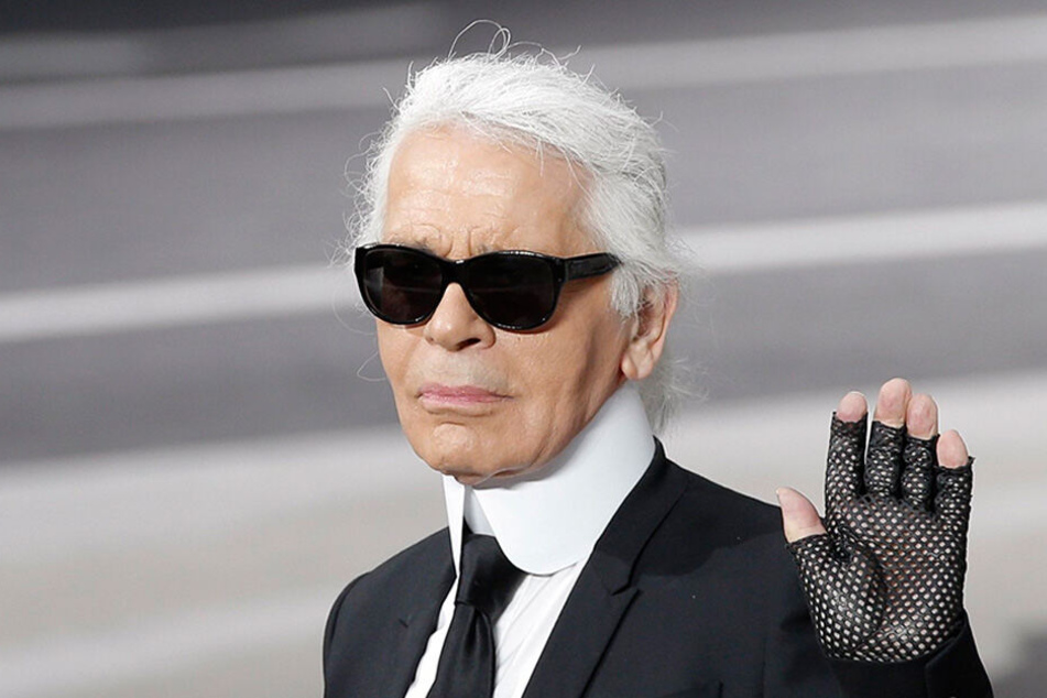 Mode-Designer Karl Lagerfeld wurde im Pariser Grand Palais geehrt.