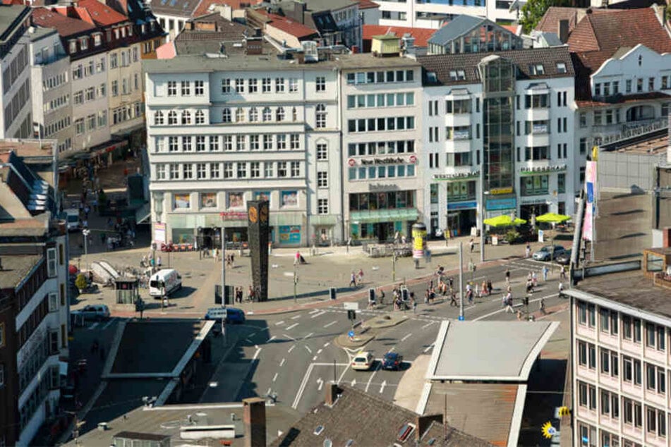 Auf dem Jahnplatz und in der Banhofstraße findet ab Donnerstag der Bielefelder Herbstmarkt statt.