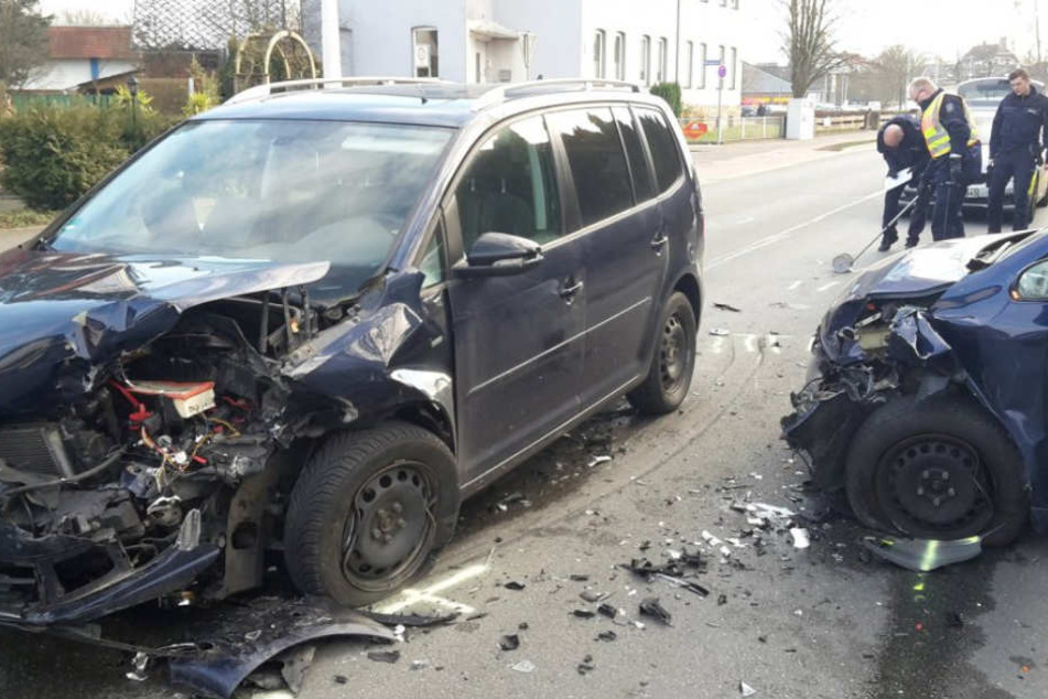 Die Autos waren danach nicht mehr fahrtüchtig.