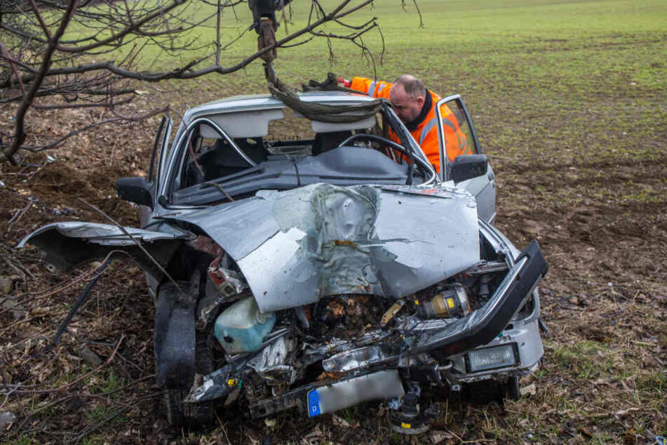 An dem Youngtimer entstand Totalschaden.