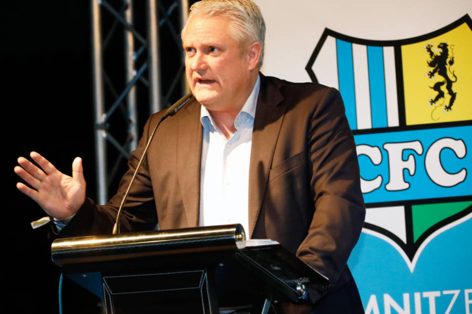 Stephan Beutel auf der Mitgliederversammlung des CFC.
