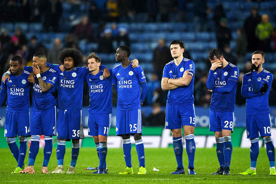 Schauten betreten drein: Leicester City verlor das Fußballfest bei den Wolverhampton Wanderers in der Nachspielzeit.