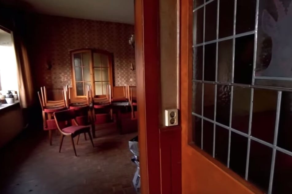 Das alte Restaurant ist noch komplett eingerichtet.