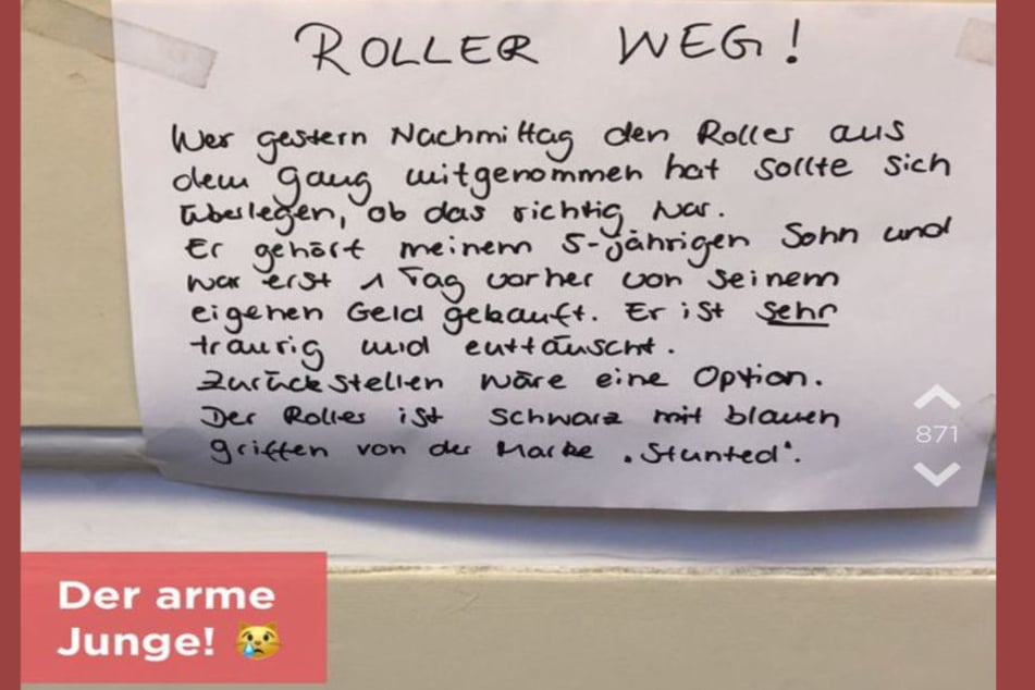 Der Brief der Eltern sorgte bei Jodel für eine Kettenreaktion.