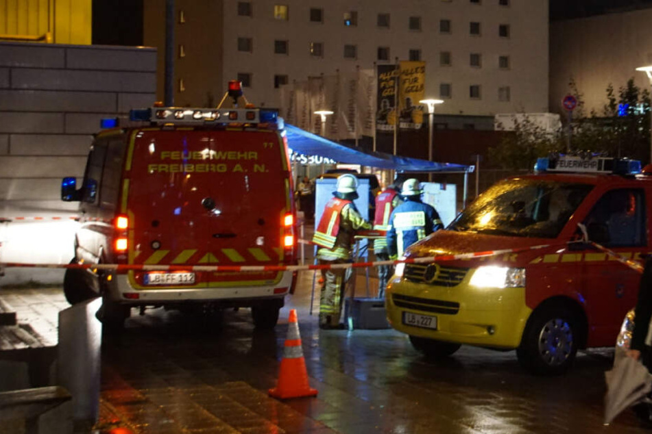 Einsatzkräfte in Ludwigsburg.