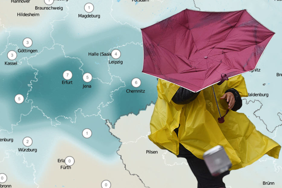 Vergesst am Wochenende nicht, eure Schirme einzupacken!