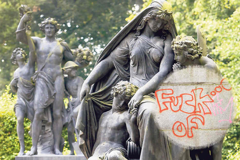 Vandalen haben die Schilling'schen Figuren verwüstet. Jetzt sollen diese umgesetzt werden.