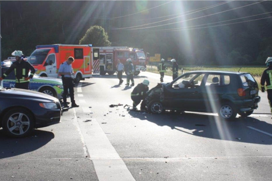 Der Unfall ereignete sich beim Abbiegen.