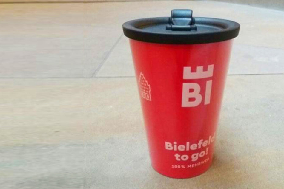 So soll der neue Bielefelder Kaffeebecher aussehen.