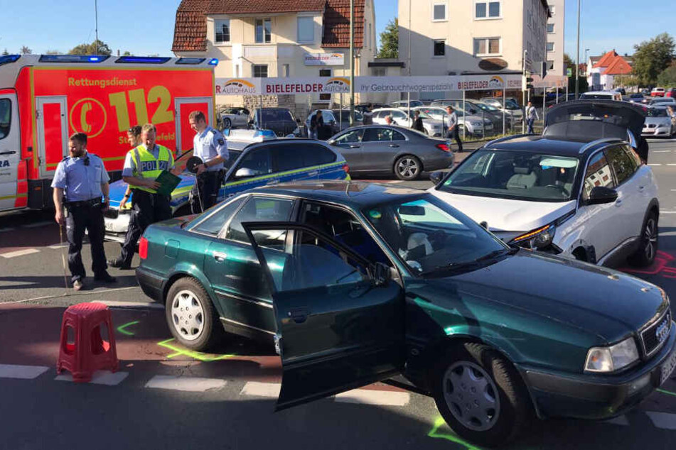 Die Polizei nahm den Unfall auf.