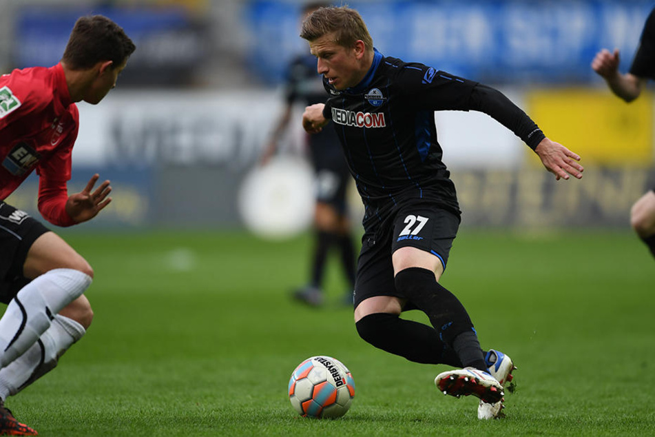 Marcus Piossek traf vor der Halbzeitpause zum 1:1.