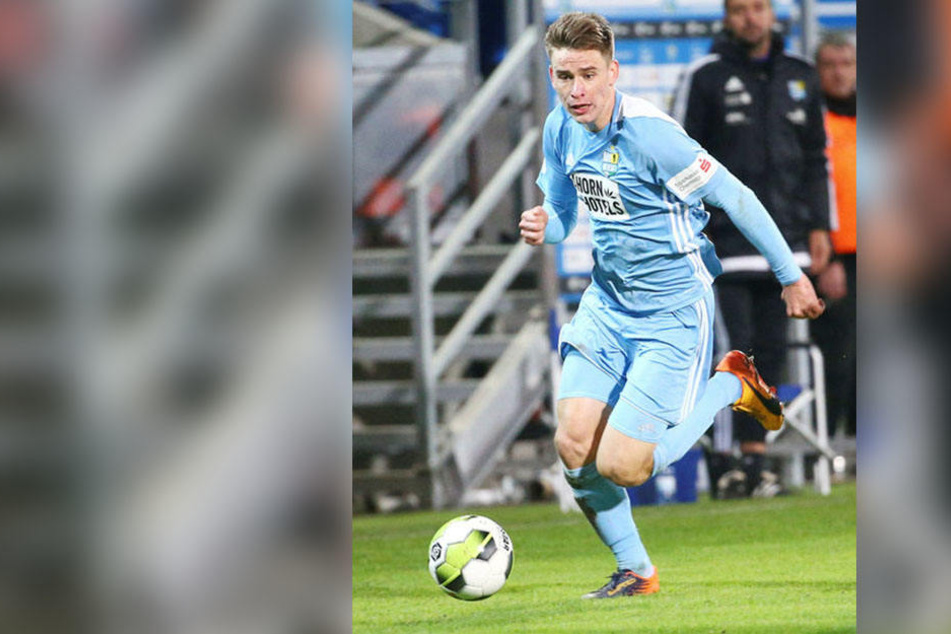Florian Hansch hat sich in diesem Jahr extrem gemausert, ist zum unverzichtbaren Stammspieler bei den Himmelblauen geworden.