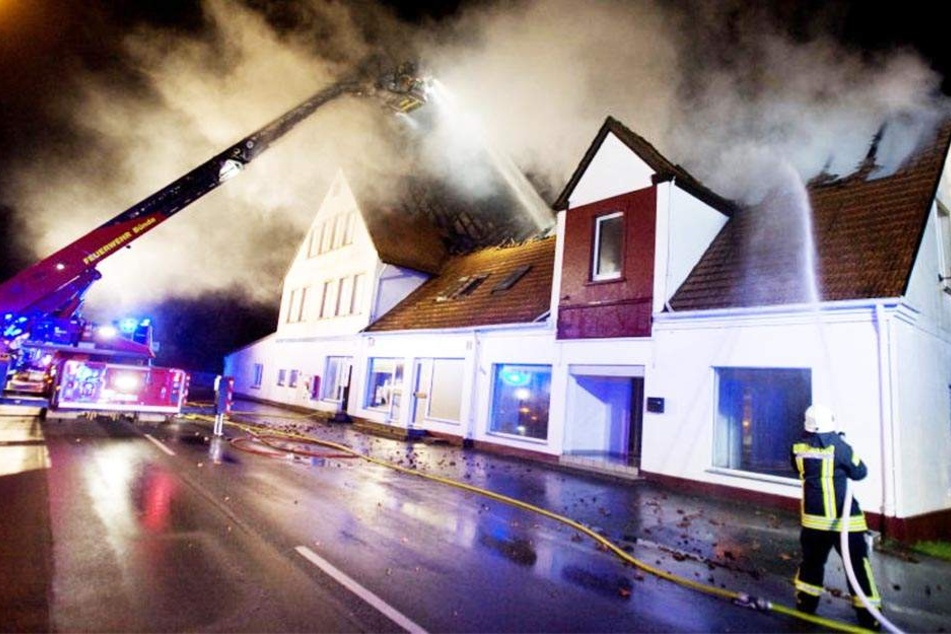 Am 19. Februar 2014 brannte das Haus an der Lübbecker Straße ab.