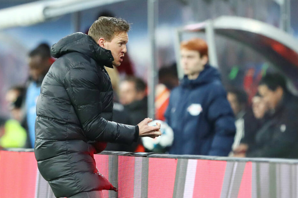 Julian Nagelsmanns Kabinenansprache dürfte nach dem 0:1-Halbzeitrückstand nicht ganz so positiv ausgefallen sein.