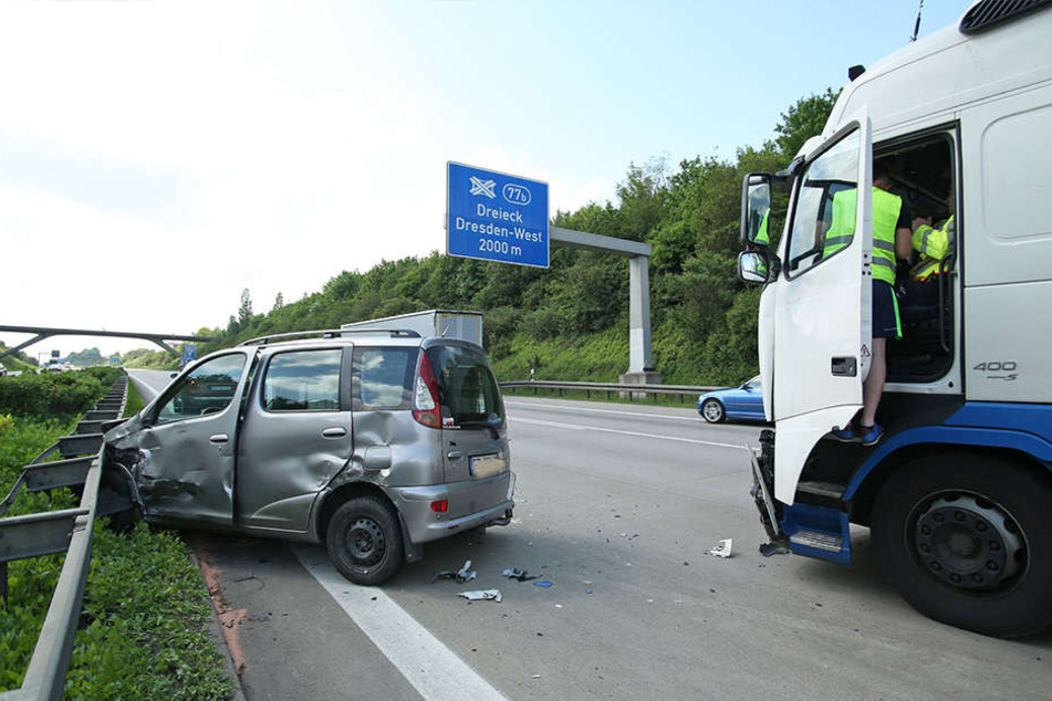 Auf der Autobahn 4 hat es am Montag gekracht.