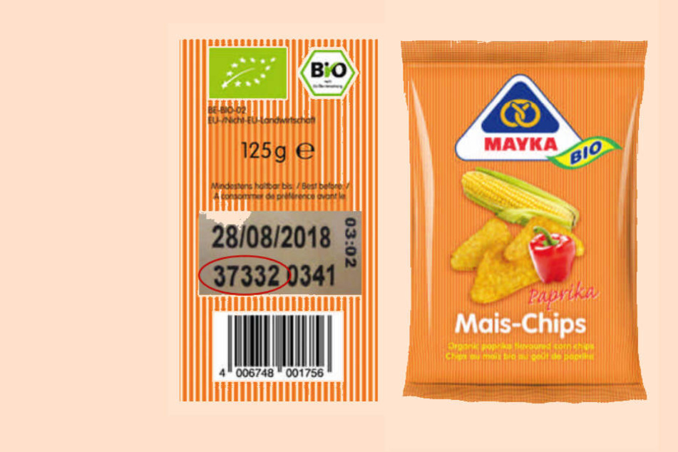 Diese Chips mit der abgebildeten Chargennummer werden vom Handel zurückgerufen.