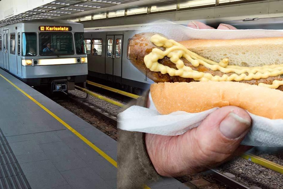 Ab 15. Januar ist in allen Wiener U-Bahn-Zügen auch die Bratwurst tabu. (Symbolbild)
