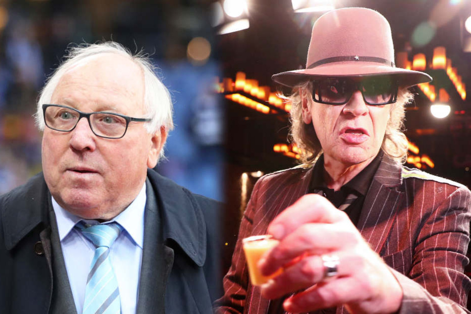 Uwe Seeler wird auch weiterhin zu HSV-Spielen gehen. Udo Lindenberg glaubt fest an den Aufstieg. (Bildmontage)