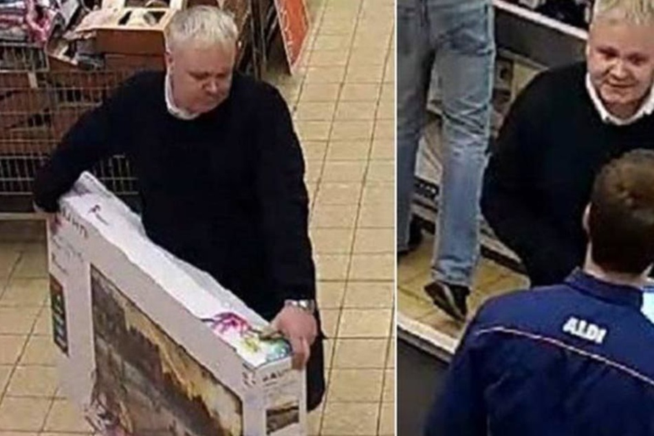 Wie könnte man ihm auch etwas abschlagen? Mit soviel Dreistigkeit hatte in der Aldi-Filiale wohl niemand gerechnet.