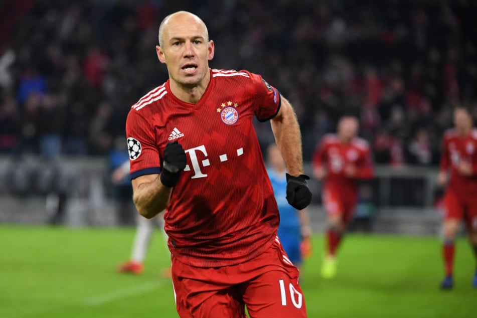 Arjen Robben sorgte für die 1:0-Führung der Bayern.