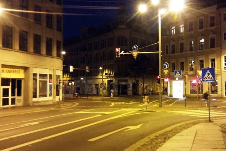 An dieser Kreuzung lag Marie besinnungslos in der Kälte.