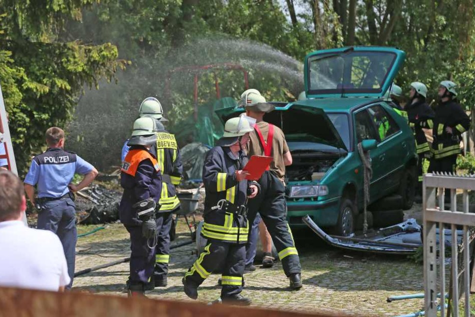 Die Feuerwehr konnte den Brand schnell löschen.