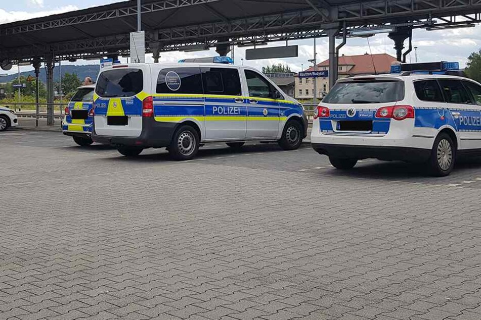 Der Bahnhof Bautzen wurde komplett abgesperrt.