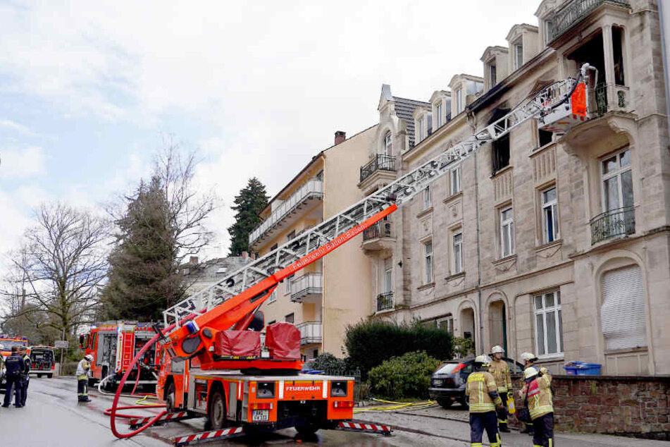 Feuerwehr-Einsatz in einer Wohnung in Baden-Baden.