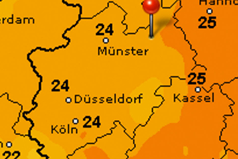 Dunkle Wolken ziehen über OWL auf und es wird gewittern am Wochenende.
