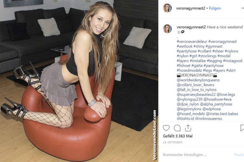 Verona zeigt sich gern in anrüchigen Posen und Outfits in sozialen Netzwerken.