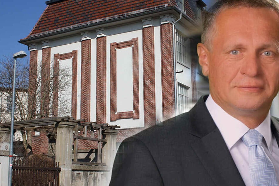 Crimmitschaus OB Holm Günther (61) freut sich: Seine Stadt beteiligt sich mit
der alten Tuchfabrik an der Landesausstellung.