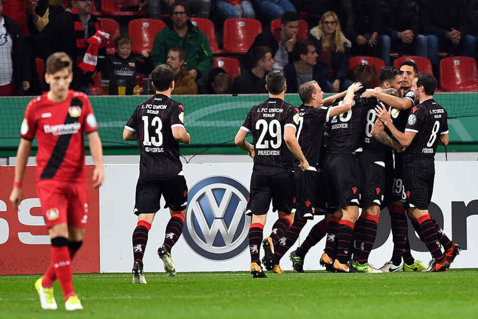 Jubel der Berliner nach dem Ausgleich zum zwischenzeitlichen 1:1.